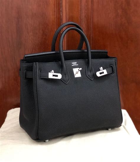 hermes kelly black silver